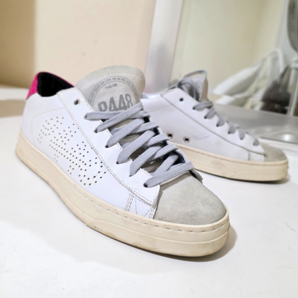 P448 John Lace-Up Low-Top Sneakers. Size 38